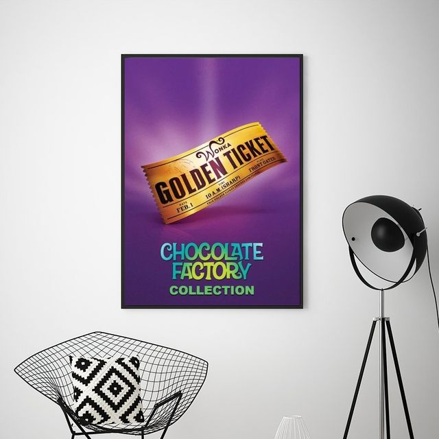 Charlie and the Chocolate Factory Poster Prints Wall Pictures Living Room  Home Decoration Small - AliExpress