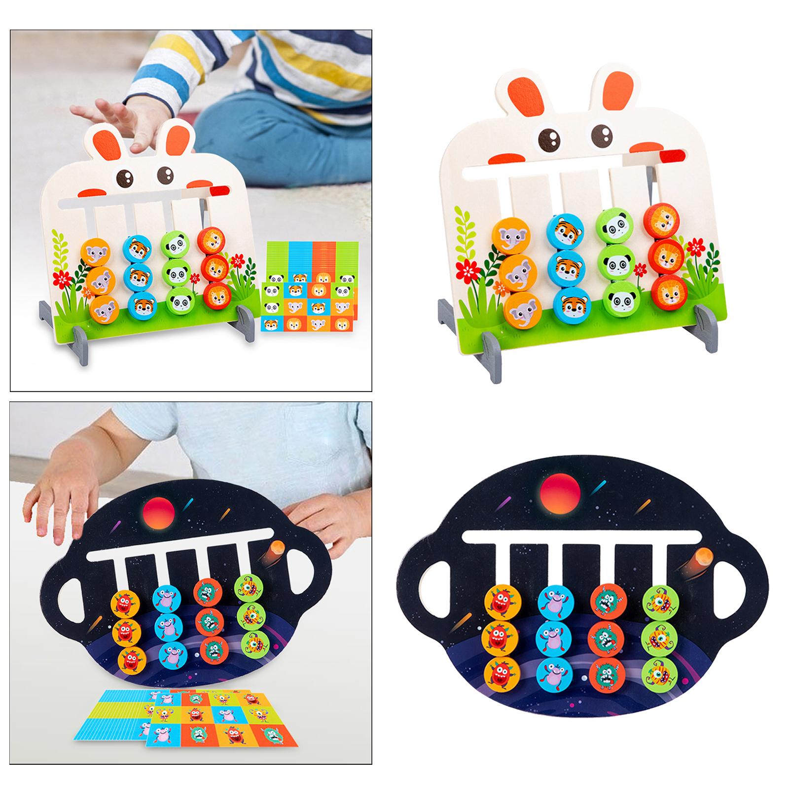 Sliding Puzzle Toy Development Toys Fine Motor Skill Sorting Toy for