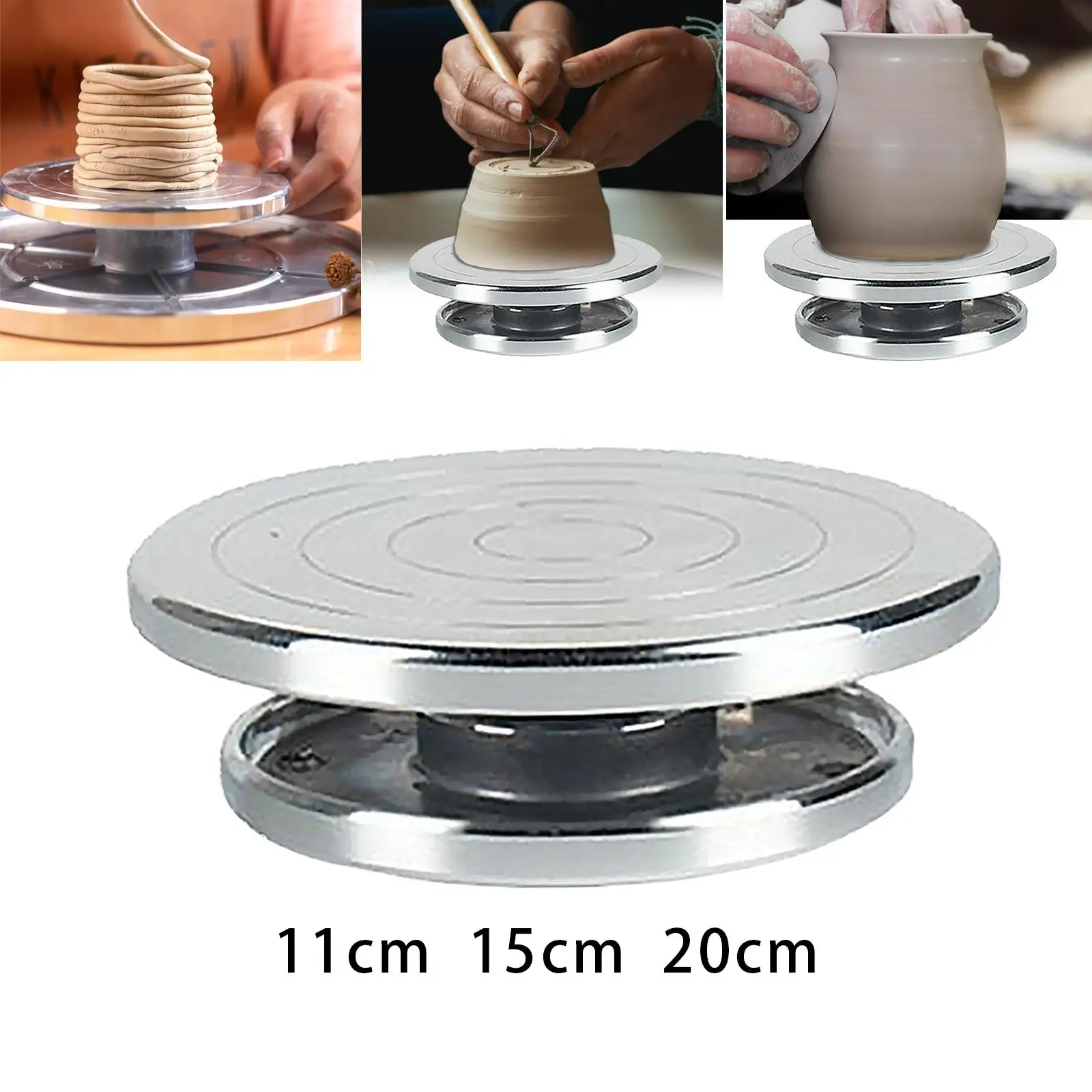 Durable Sculpting Wheel Turntable Pottery Platform Cake Decorating for Model