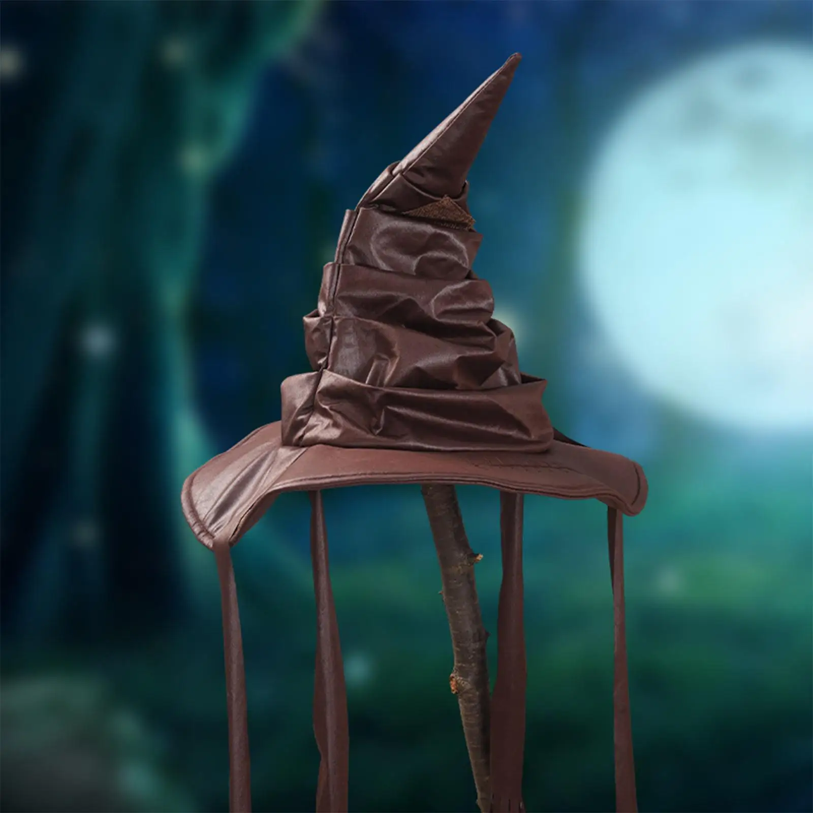 Halloween Witch Hats Headgear Wizard Wide Brim Sorceress Hat for Carnivals Halloween