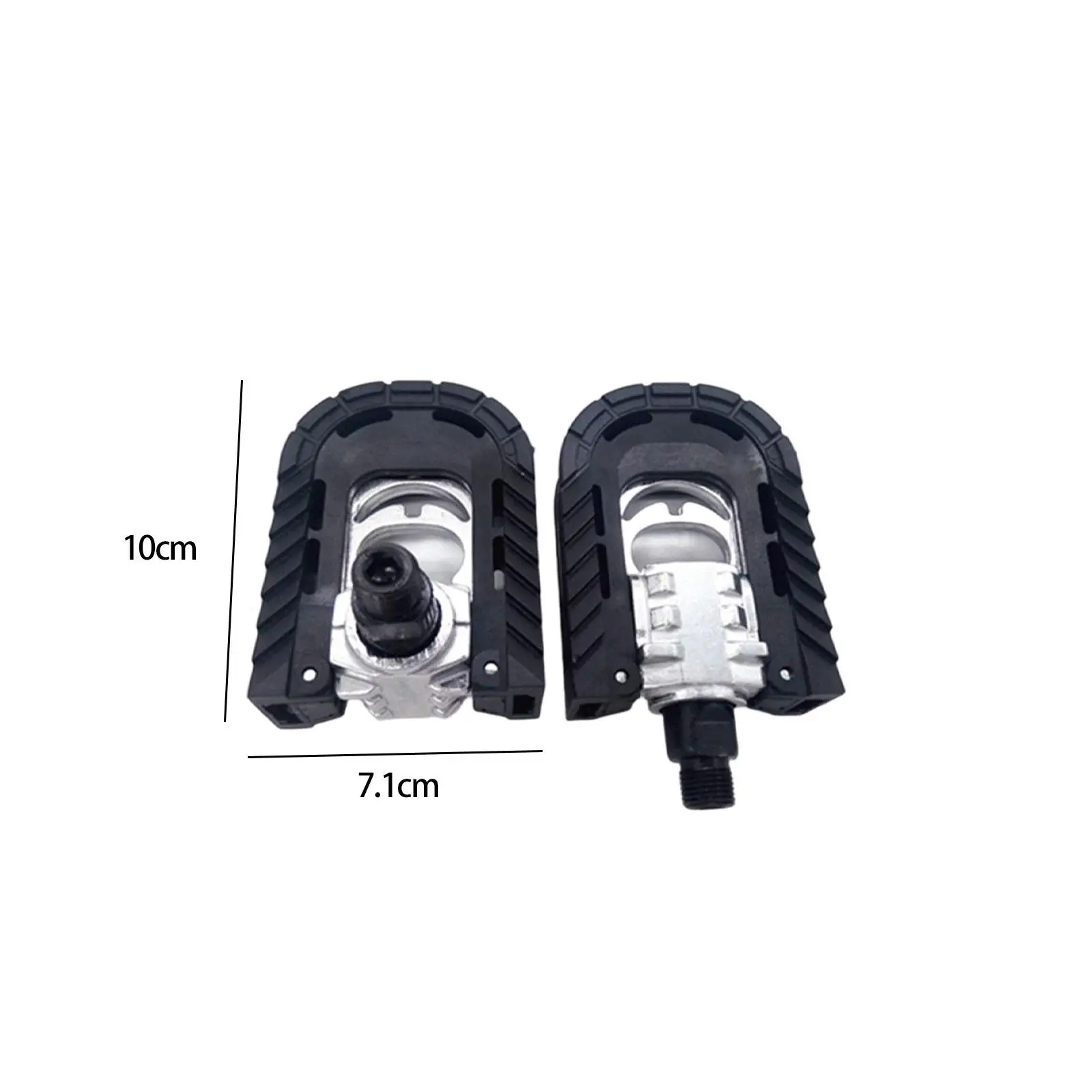 Foldable Bike Pedals Metal Universal Lightweight Bicycle Folded Platform Pedals Folding Pedals for Cycling Parts Commuting