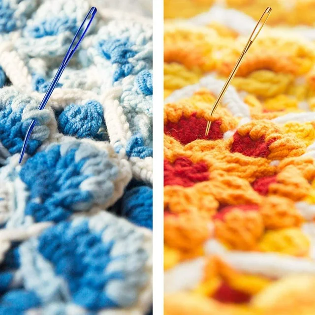 Tapestry Needle 17Pcs Assorted Yarn Needles Bent Tapestry Needle Big Eye  Weaving Crochet Wool Blunt Needles For Yarn Knitting - AliExpress
