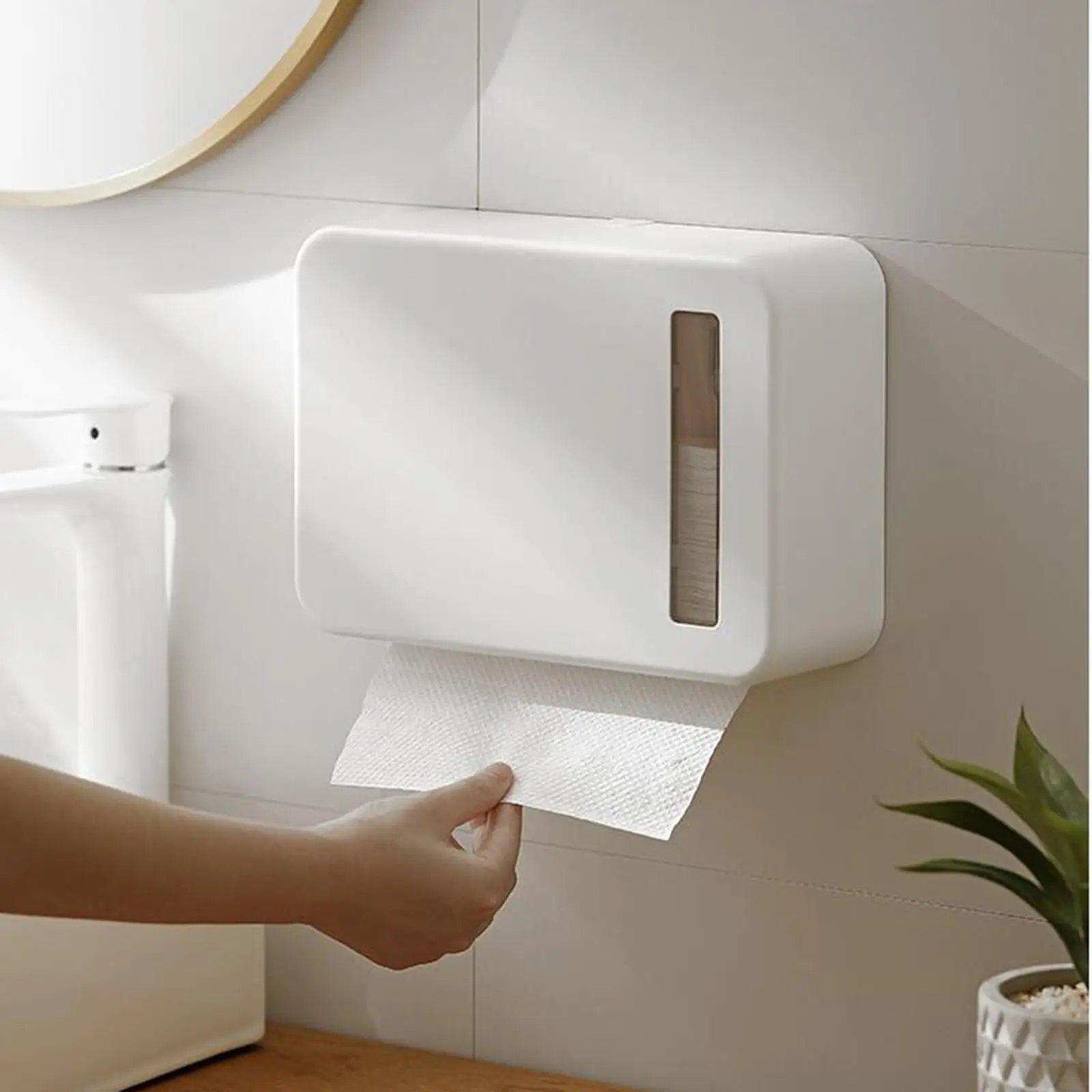 Tissue Paper Box Cover Toilet Paper Dispenser for Bathroom Bedroom Vanity