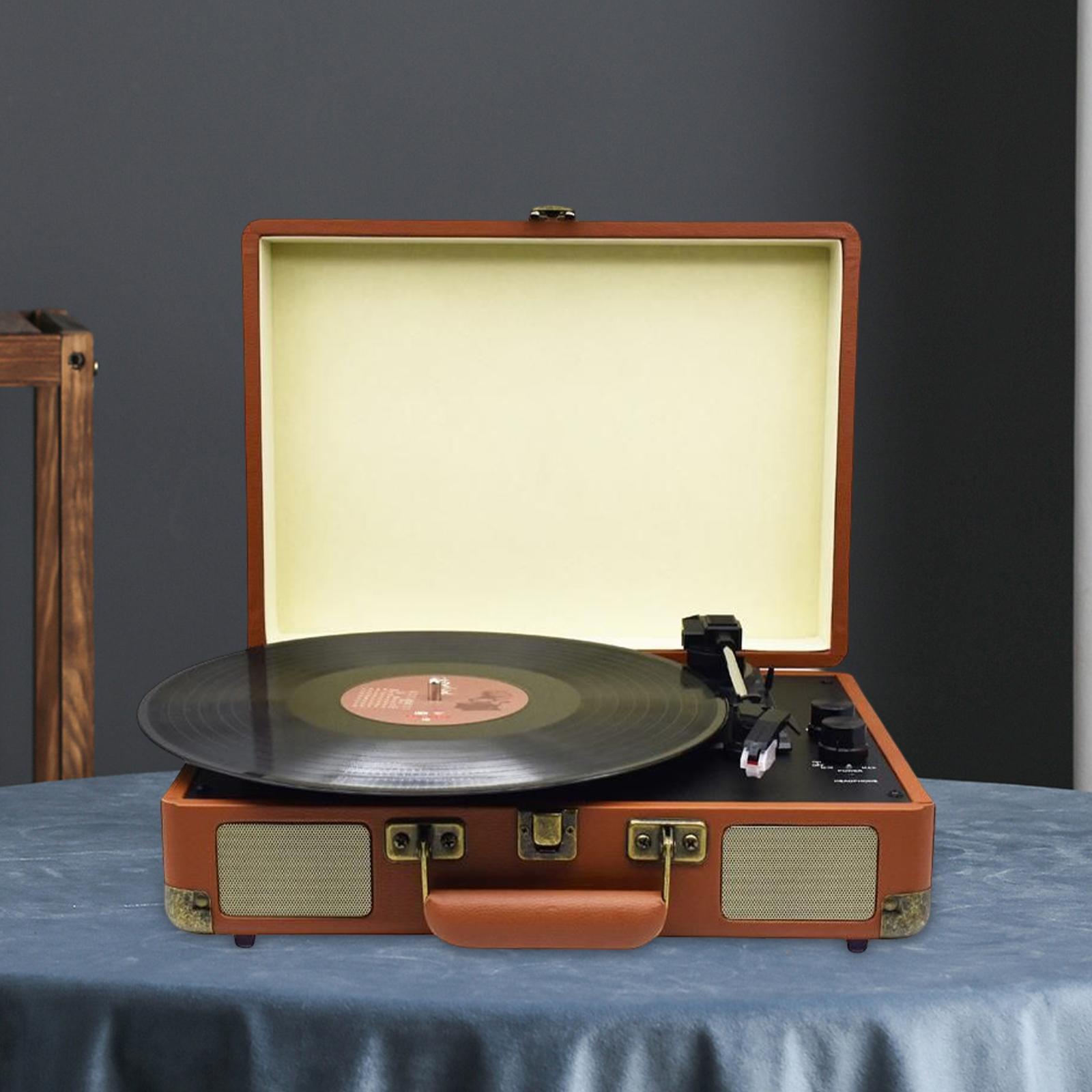 Title 2, Vinyl Record Player Gramophone Portable Turntab...