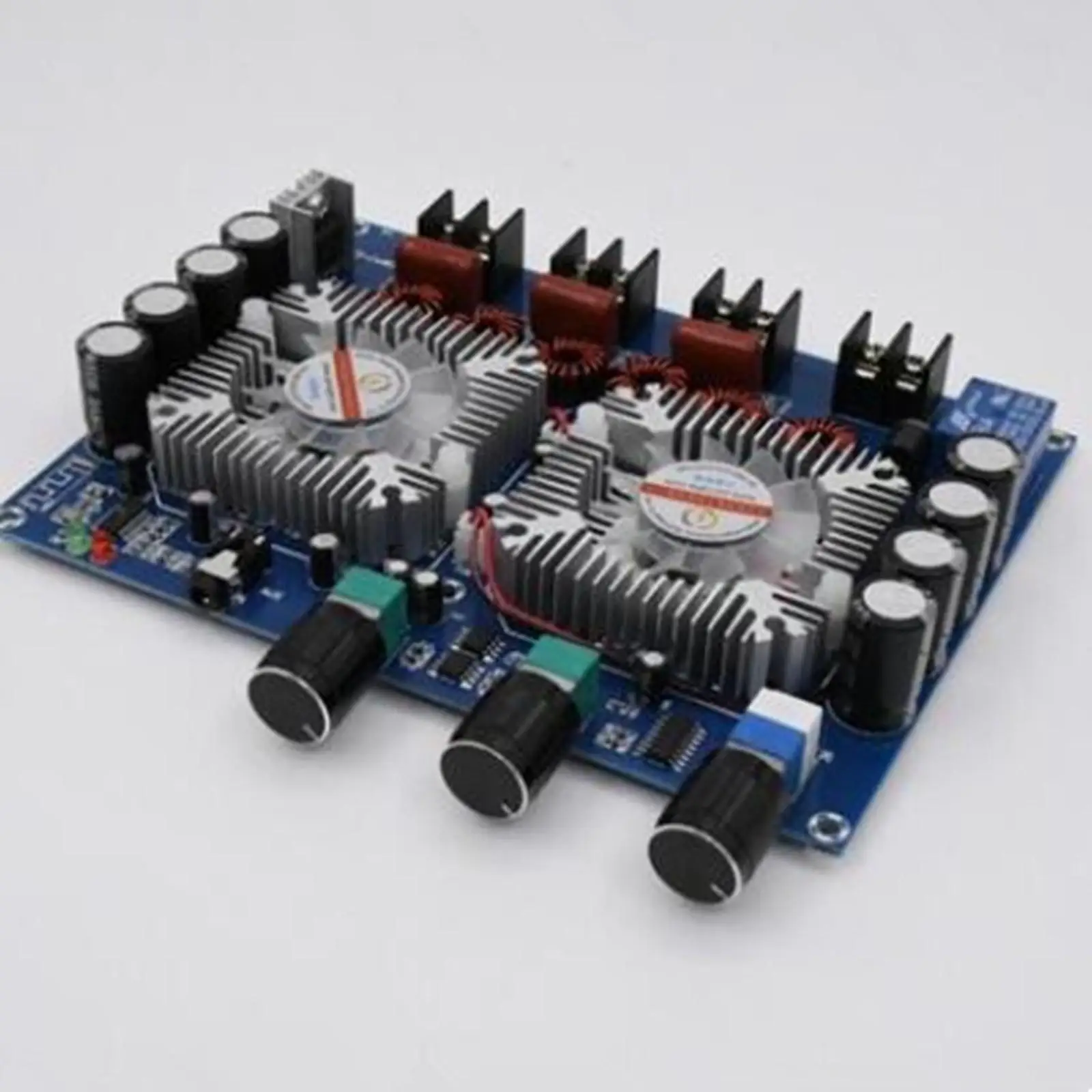   Amplifier Board  DC12-32V 160Wx2+220W TDA7498EX2 2.1 Channels Metal Durable Stereo Receiver for  Speakers