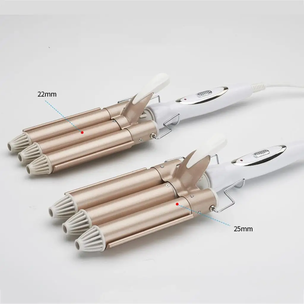  Curler 3 Barrel 2  Temperature Control Curling Iron,Prefect Tool for Your Family or Friend US Plug