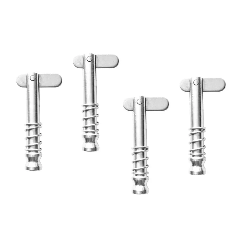 4 Pieces of Stainless Steel Socket Pins Cotter Pin Locking Bolts for Boat