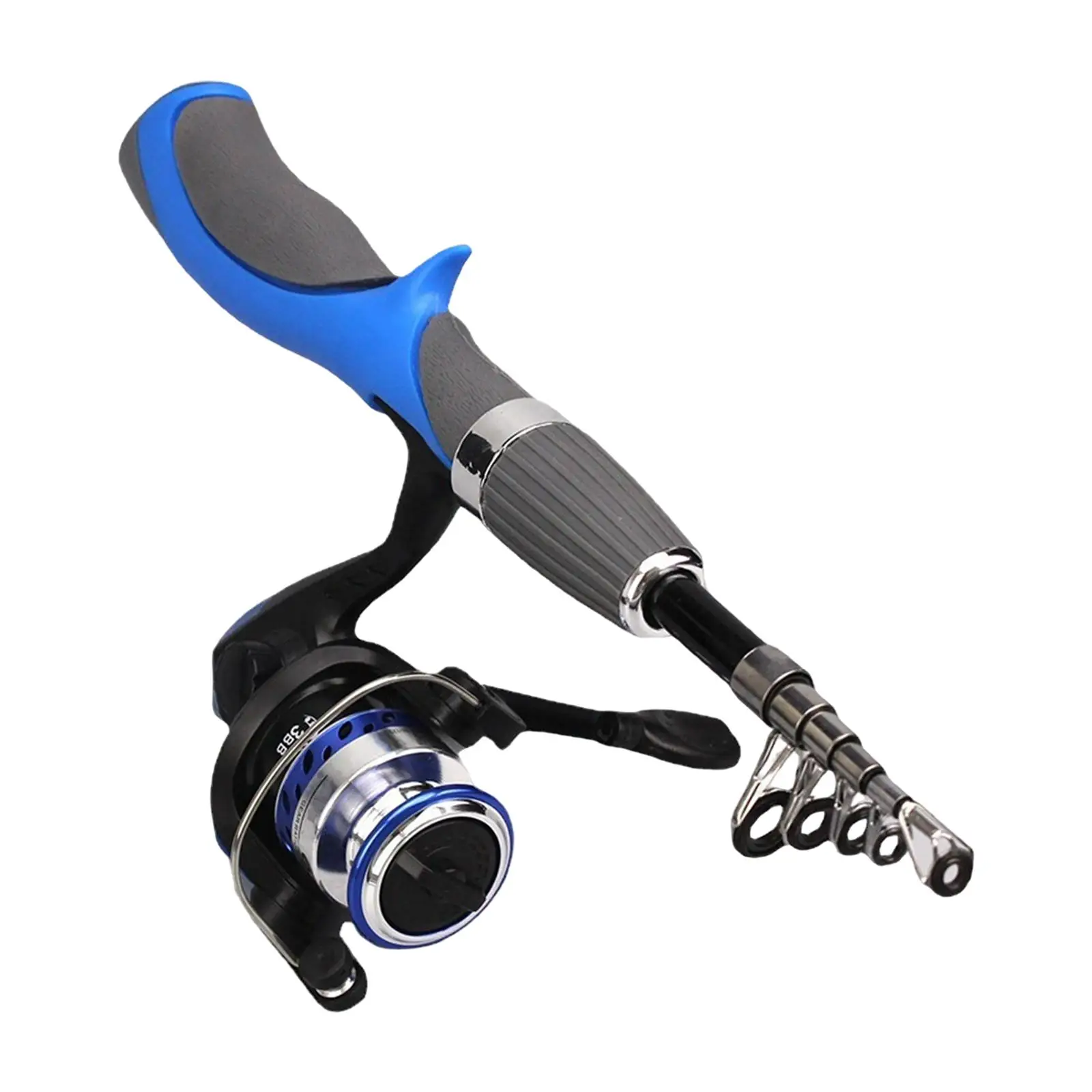 Ice Fishing Rods with Reel 1.4M for Unisex Saltwater Fishing Backpacks
