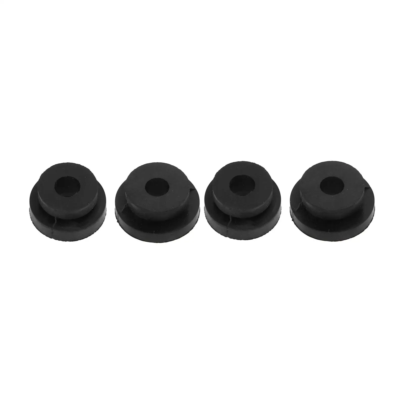 4x Black Radiator Mounting Rubber Grommets Replacement Assembly Spare Parts Accessories 572312 for Land Rover Discovery 1