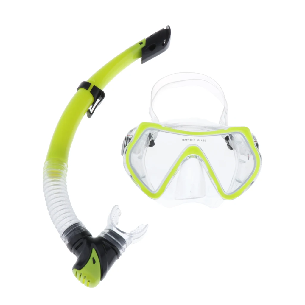 Scuba Diving Goggles Snorkel Set Women  Gear Mouthpiece Tube