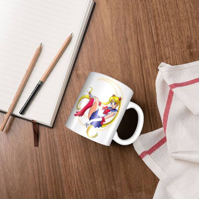  HGHGHG Sailor Moon - Taza de café cambiante de color