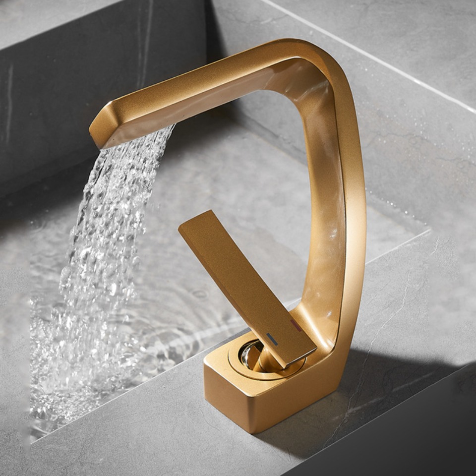 Title 2, Bathroom Sink Faucet Single Handle Hot and Cold...