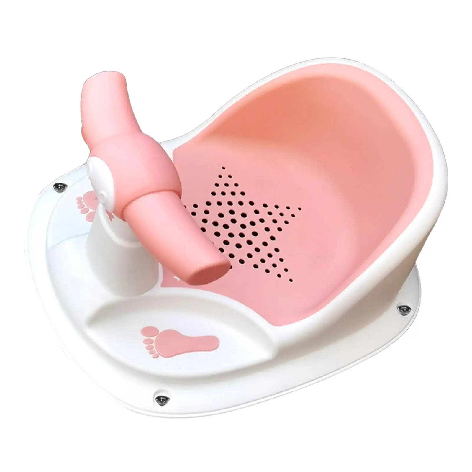 Shower Chair, Bath Seat, Bath Seat Support, , Bathroom with Drain Hole for Baby Bath Accessories