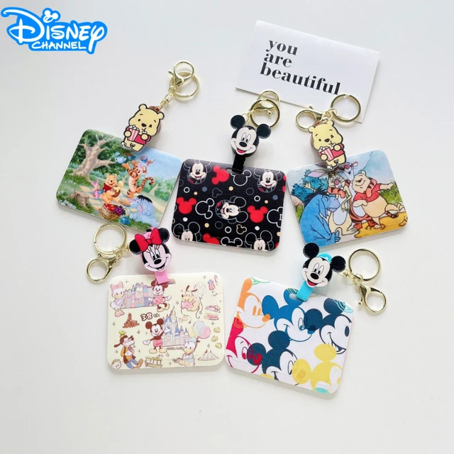 Anime Stitch Mickey Mouse Card Cover Disney Series Kawaii Student Campus  Card Case Minni Hanging Bag Card Holder Lanyard ID Card - AliExpress