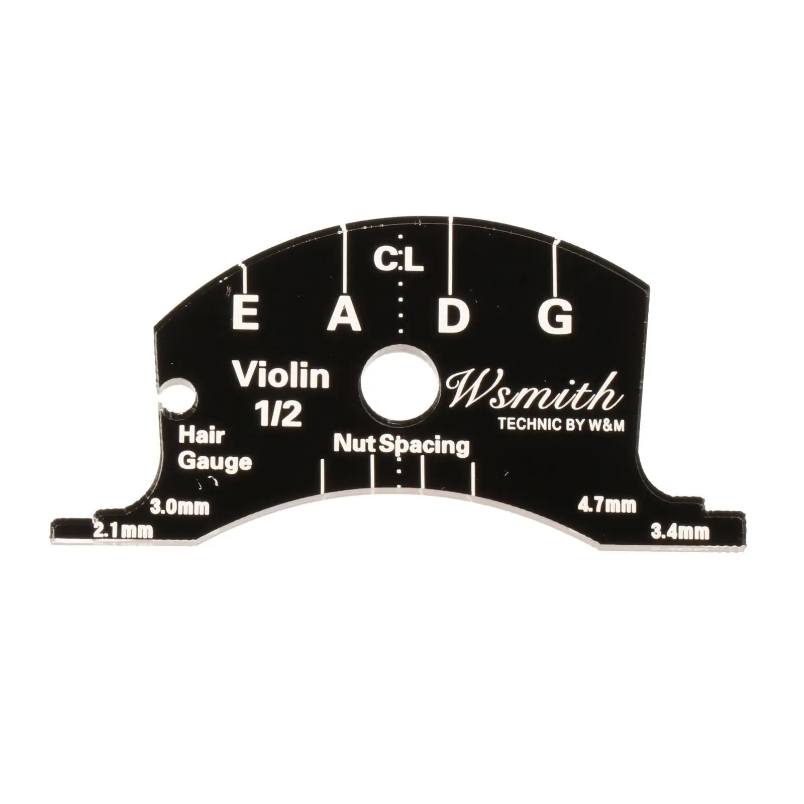 Violin String Bridge  Template Reference for 1/2 3/4 4/4 Violins Bass