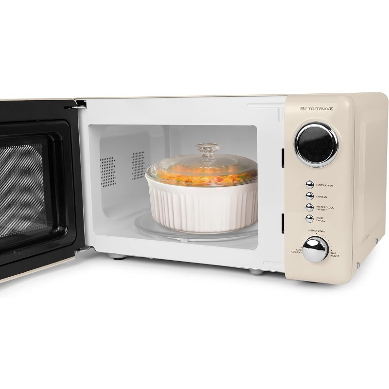 Title 11, Nostalgia Retro Compact Countertop Microwave Ov...