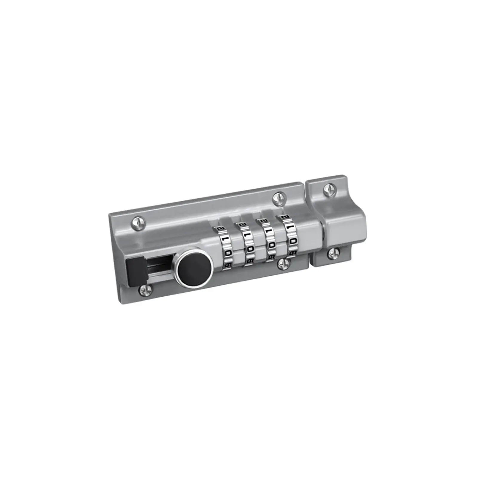 Combination Locking Bolt Cabinet Password Lock Zinc Alloy Sliding Bolt Latch