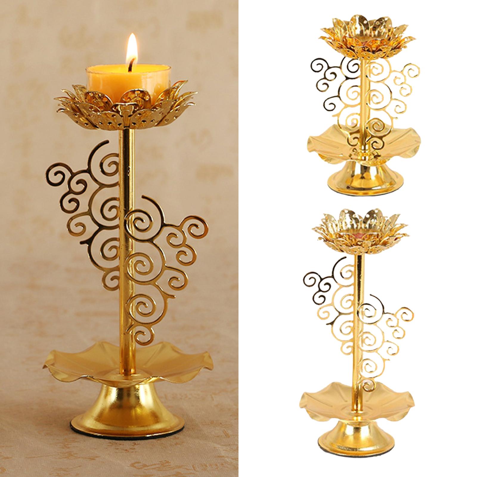 Ghee Lamp Holder Candle Holder Butter Oil Lamp Candlestick Tibetan Religious Activities