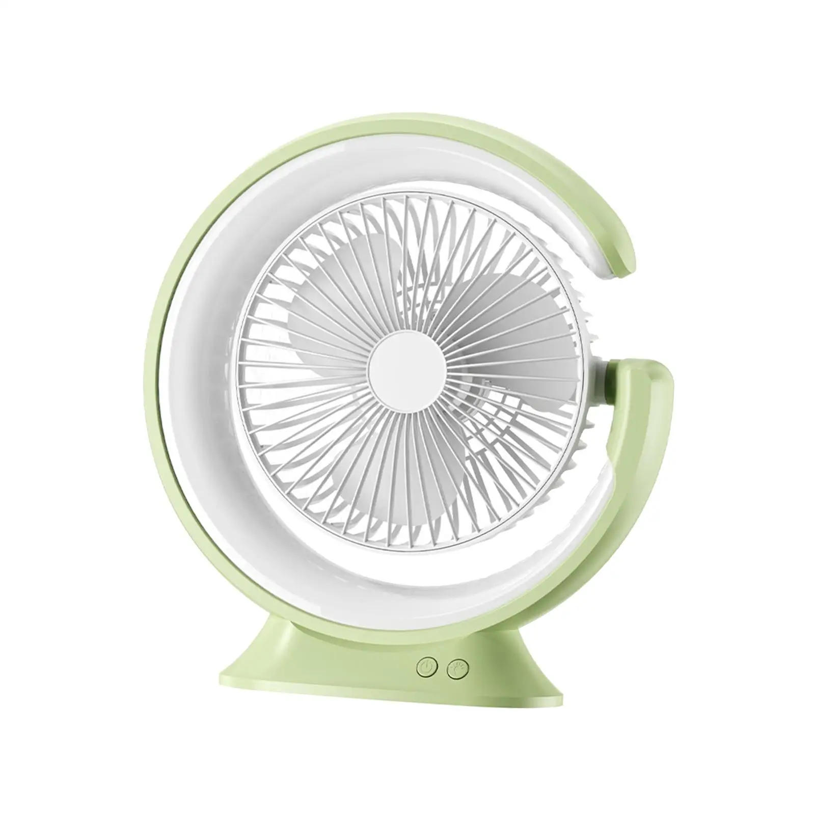 Personal Fan with LED Lights Silent 3 Modes Lighting Cooling Mini Fan Lamp Fan Desk Fan for Camping Home Bedroom Tabletop Office