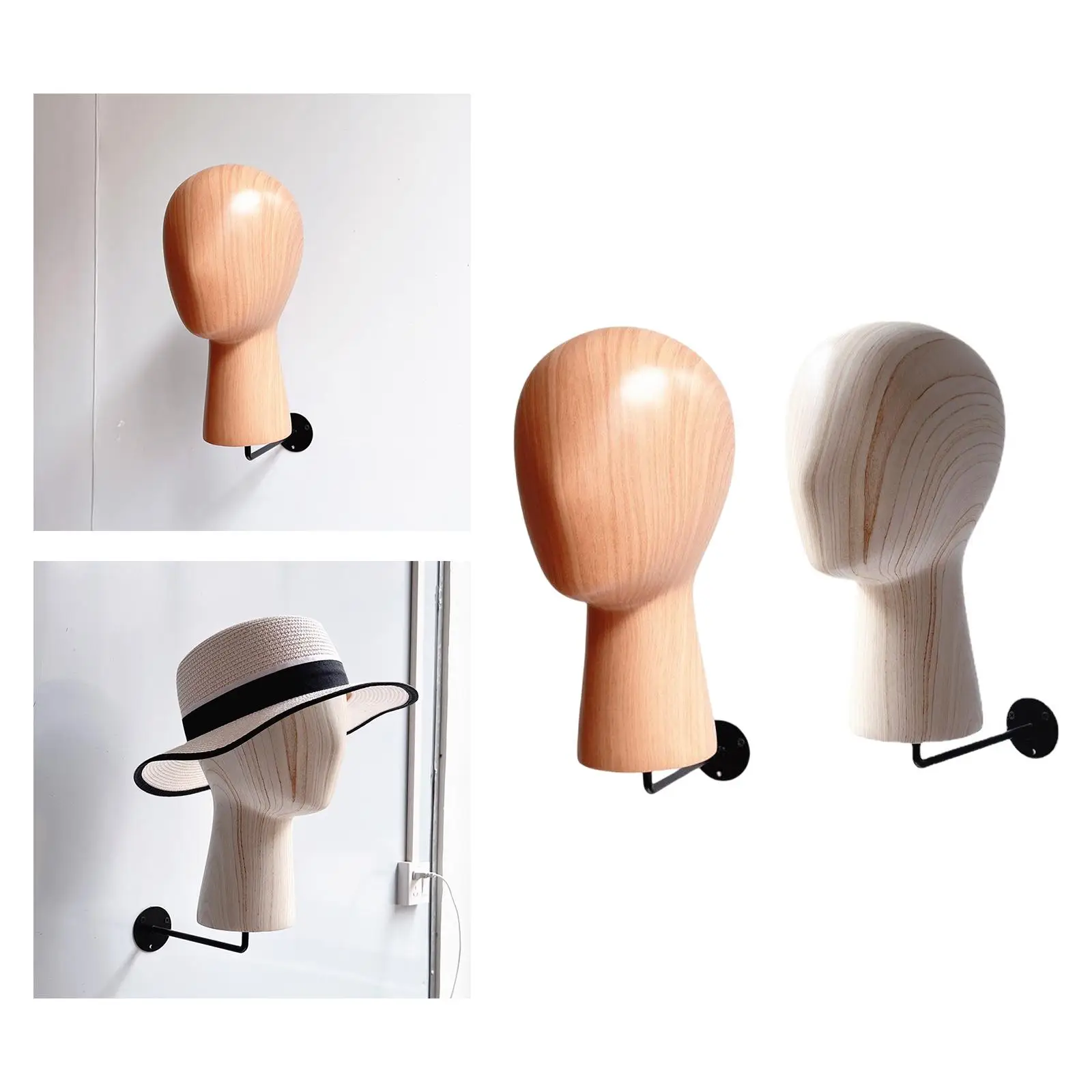 Mannequin Head Model Display Hair Hats Hairpieces Hat Wig Display Stand Multipurpose for Beginner Shopping Mall Barbershop