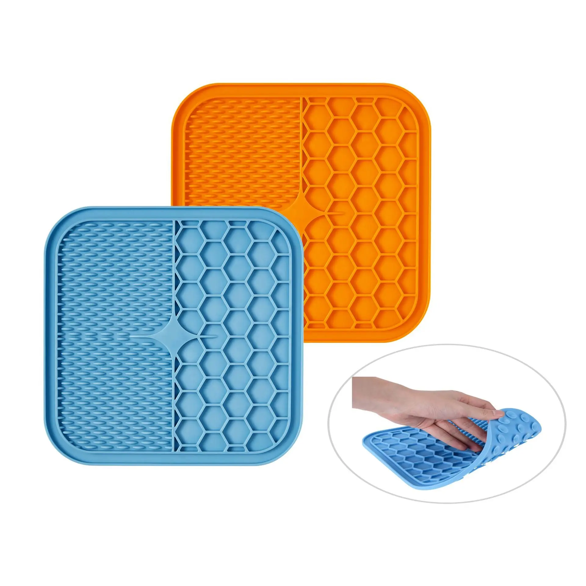 Title 4, Lick Pad for Dog Cat Slower Feeder Licky Mat fo...