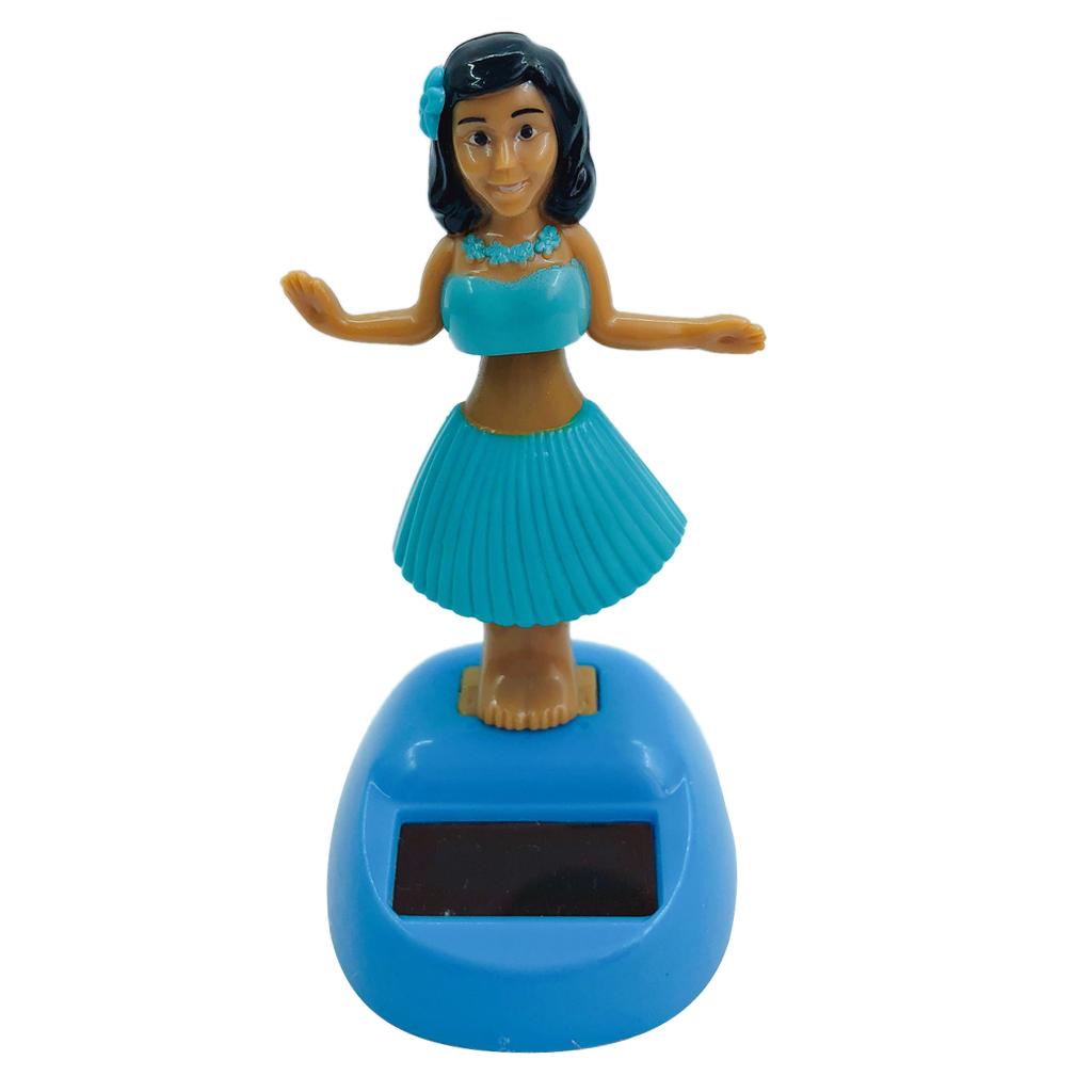 Solar Power Dance Toy Hawaii Girl Solar Power Toy Car Home Office Desk