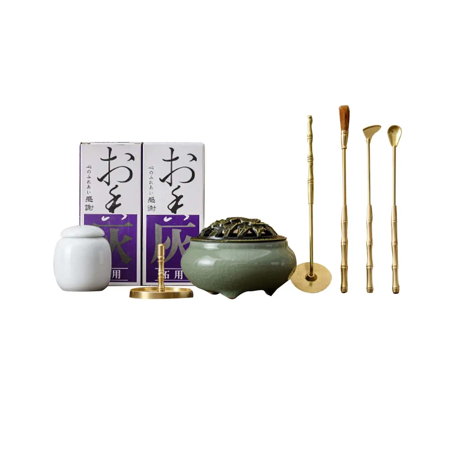 Copper incenses Burner Fragrance tools pressing powders incenses Holder for Yoga