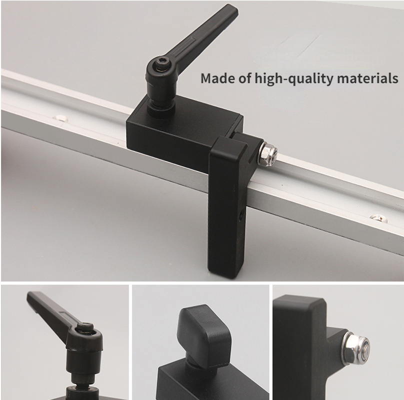Aluminium T-Track Schiebebegrenzer Holzbearbeitung Router Tisch Schlitz Stopper Säge Tisch Zaun Schneiden Begrenzung Block – Detail 2