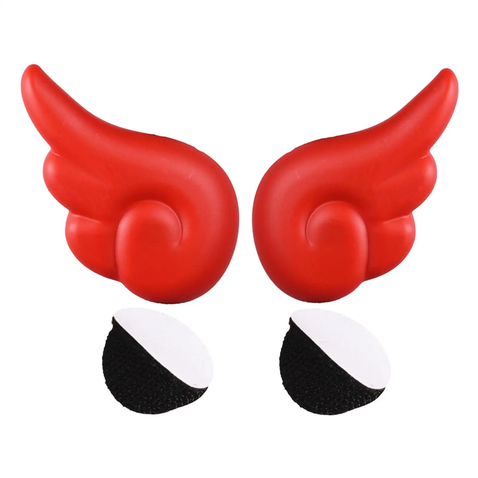 2x Helmet Angel Wing Easy Peel and Stick Universal Fit for Scooter Helmet