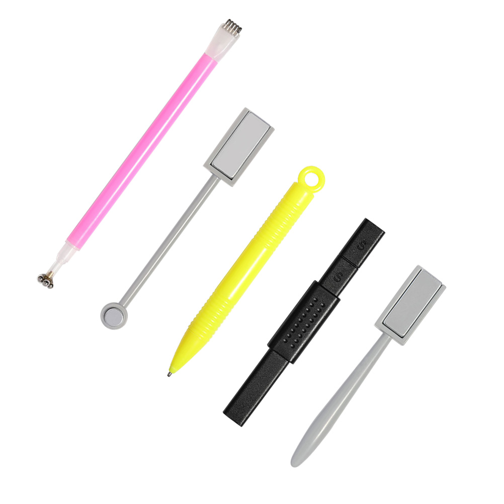 Best of 1 Set 5pcs Nail Tool Magnetic Pen For Cat Eye Nail Art Magnet Stick Tool Set Nail Magnet Stick Nail Gel Polish 3D Line Strip Reviews & Tips