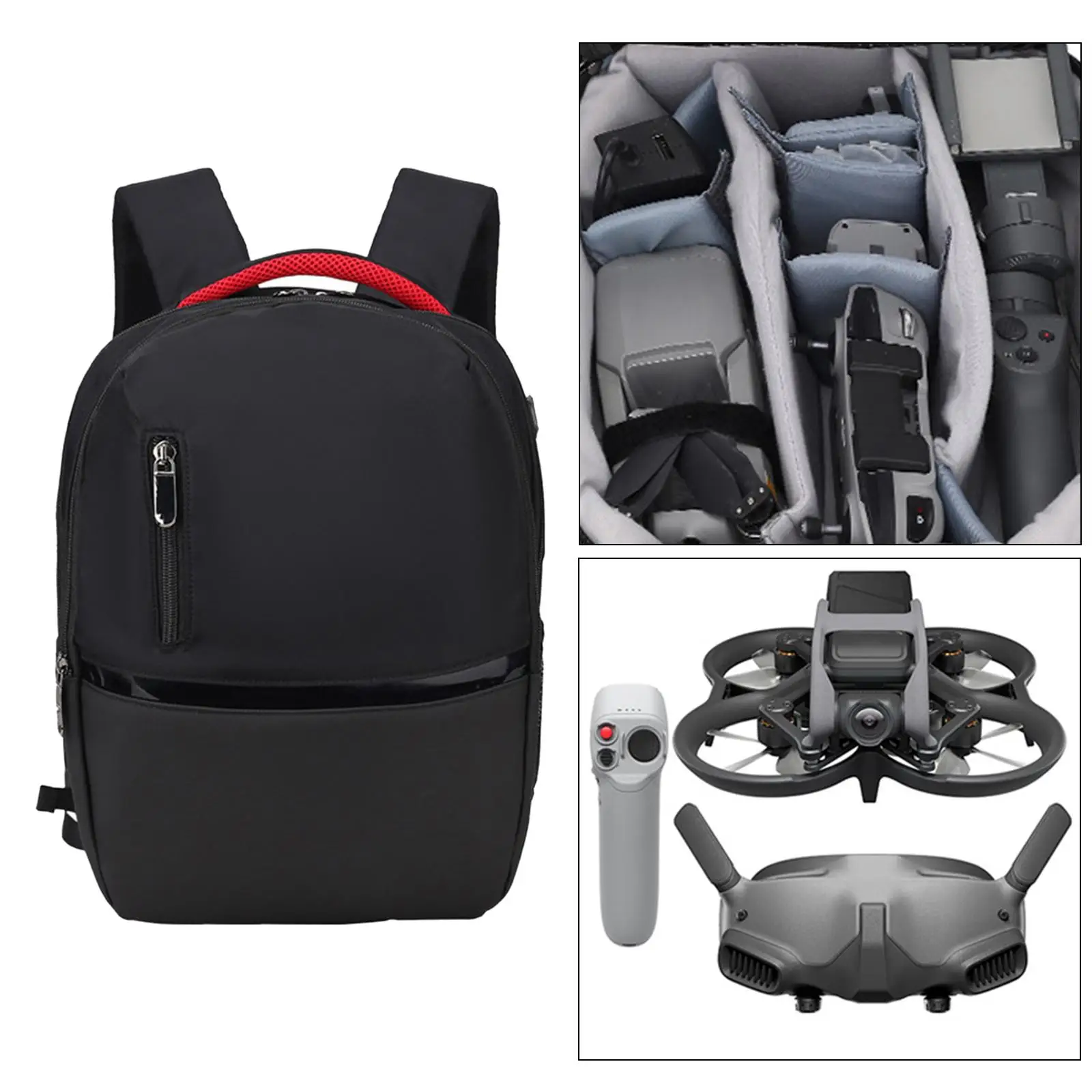 Drone Carrying Case Water Resistant Remote Control Storage Drone Backpack for