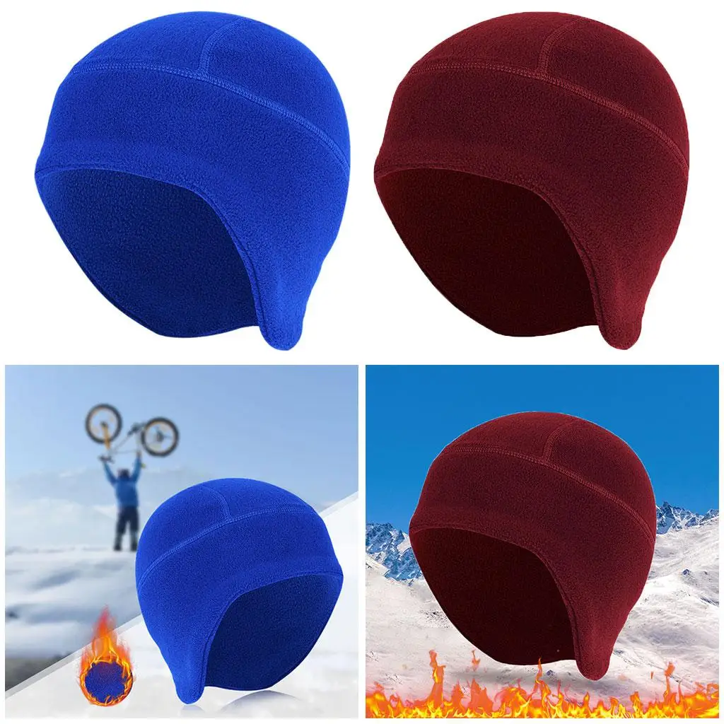 Mens Beanie Hat Anti-static Ski Hat Warm Solid Casual Men  Winter