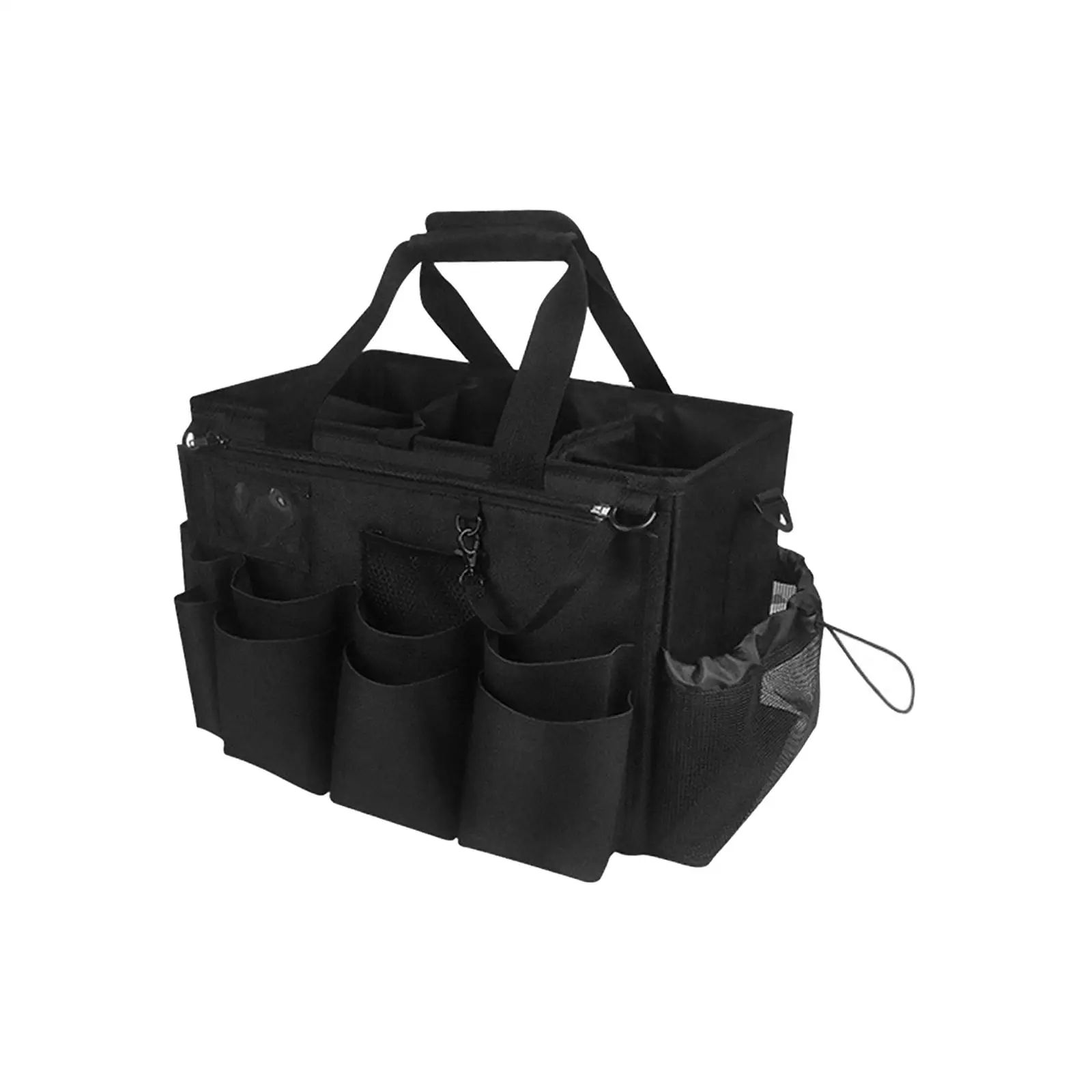 Tool Bag Multipurpose with Apron Wearable Cleaning Supply Organizer Cleaning Supply Tote for Car Washing Painting Farm Gardening