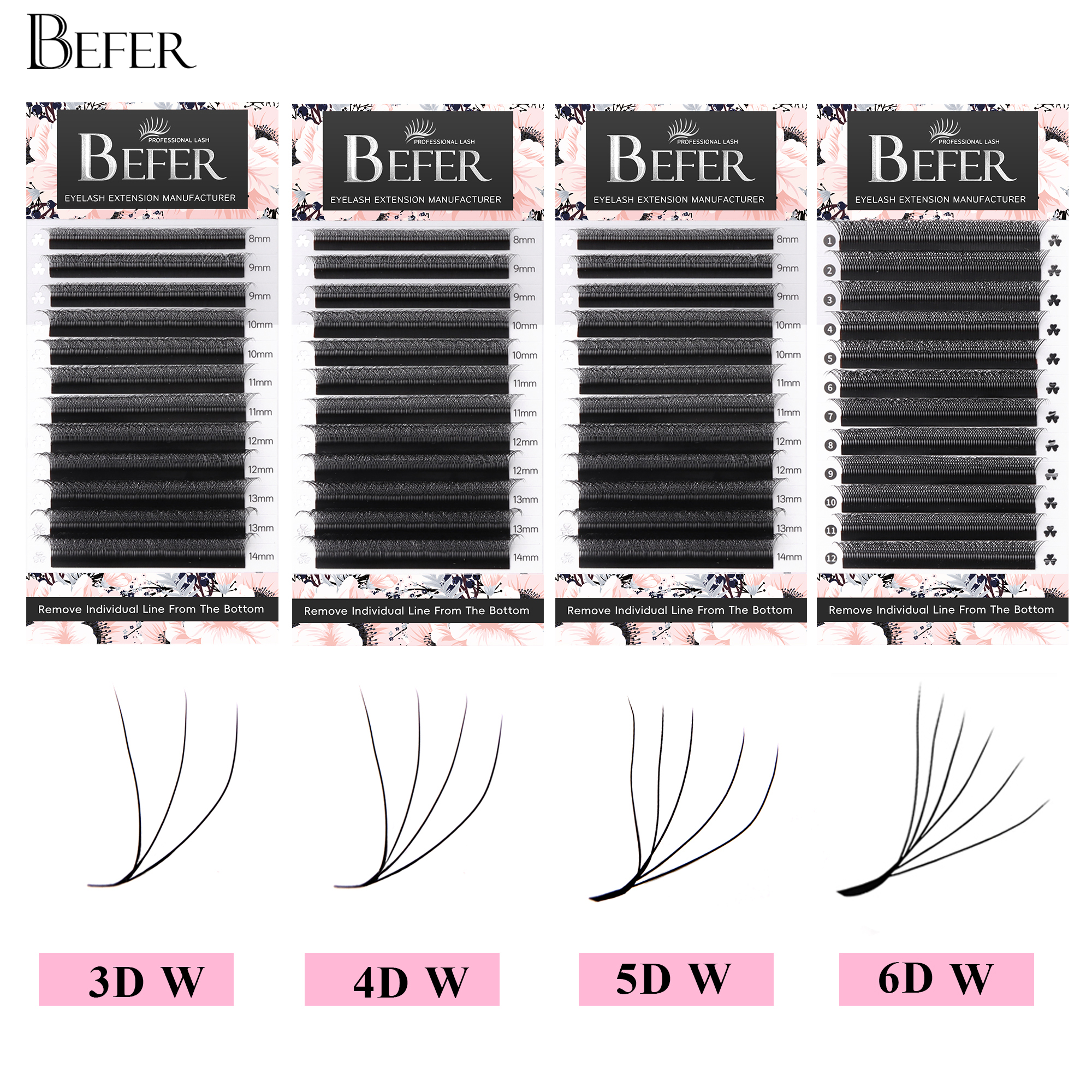 Best of Befer W Shaped Eyelashes Extension Volume Cilios 5D 3D 4D 6D Eyelashes W High Quality Wholesale Suppliers For Lash Extentions Reviews & Tips