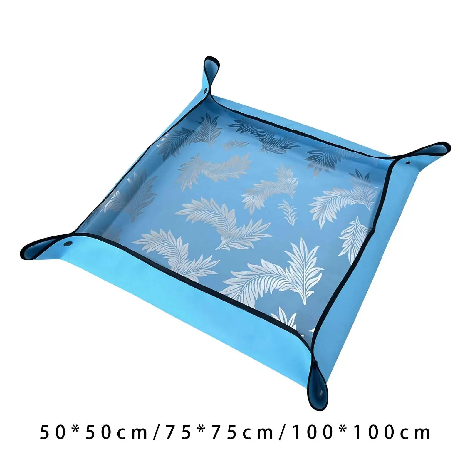 Repotting Mat with Buckle Thickened Potting Tray Garden Tray for Outdoor Pruning Transplantation Watering Cleaning Vases