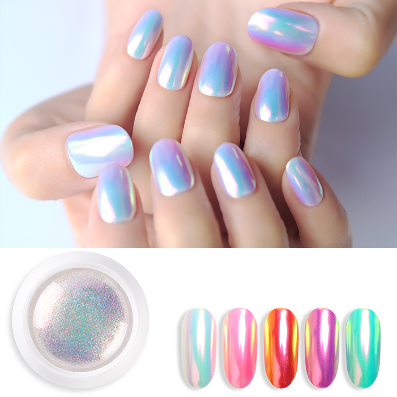 Best of 1 Box Mirror Glitter Nail Polish Chrome Pigment Dazzling DIY Salon Micro Holographic Powder Unicorn Nail Art Decoration Manicure Reviews & Tips