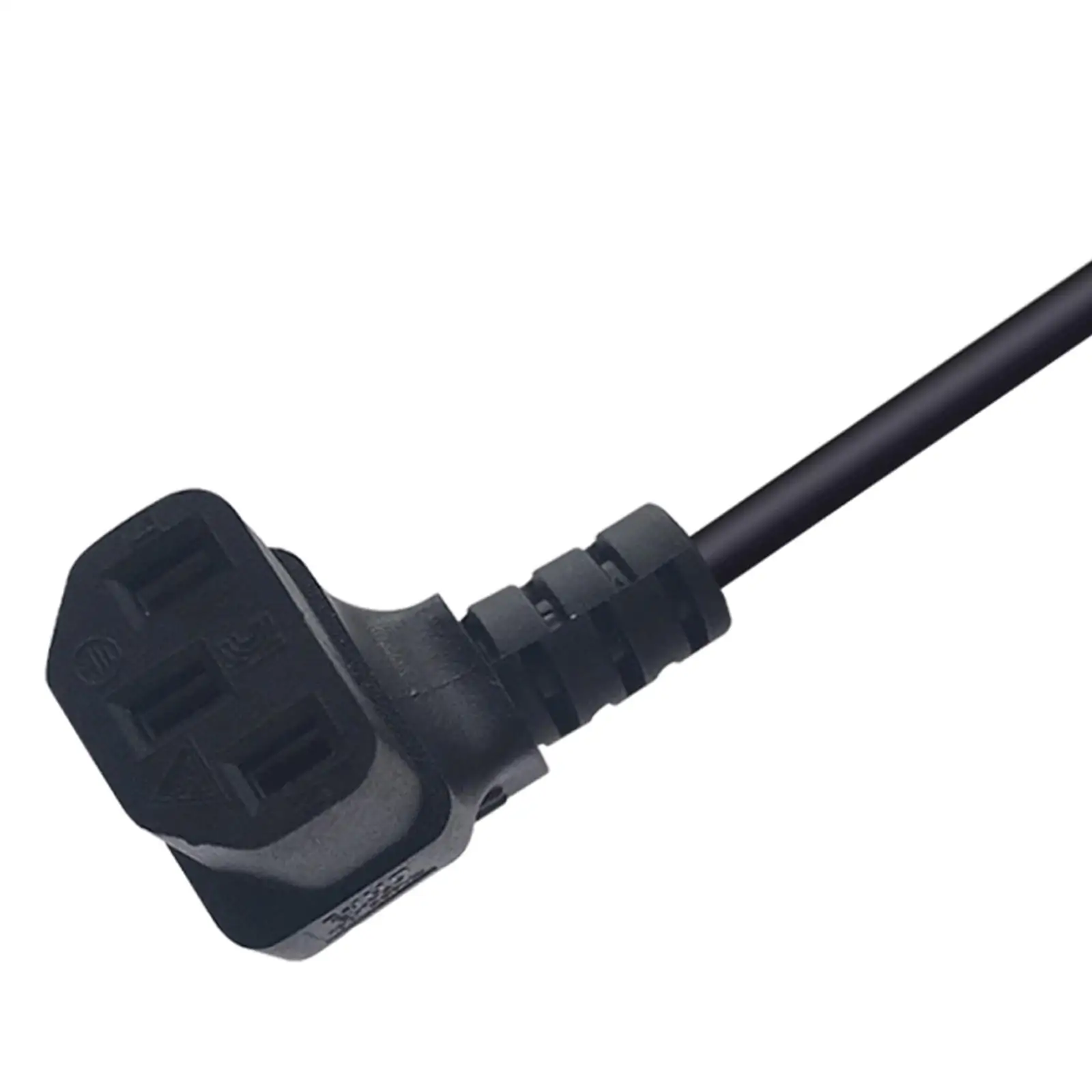Down Angle 100cm  Plug Angled C13 Computer Power Cable   power Cord  cessory Repl es Simple Installation ,Bl k