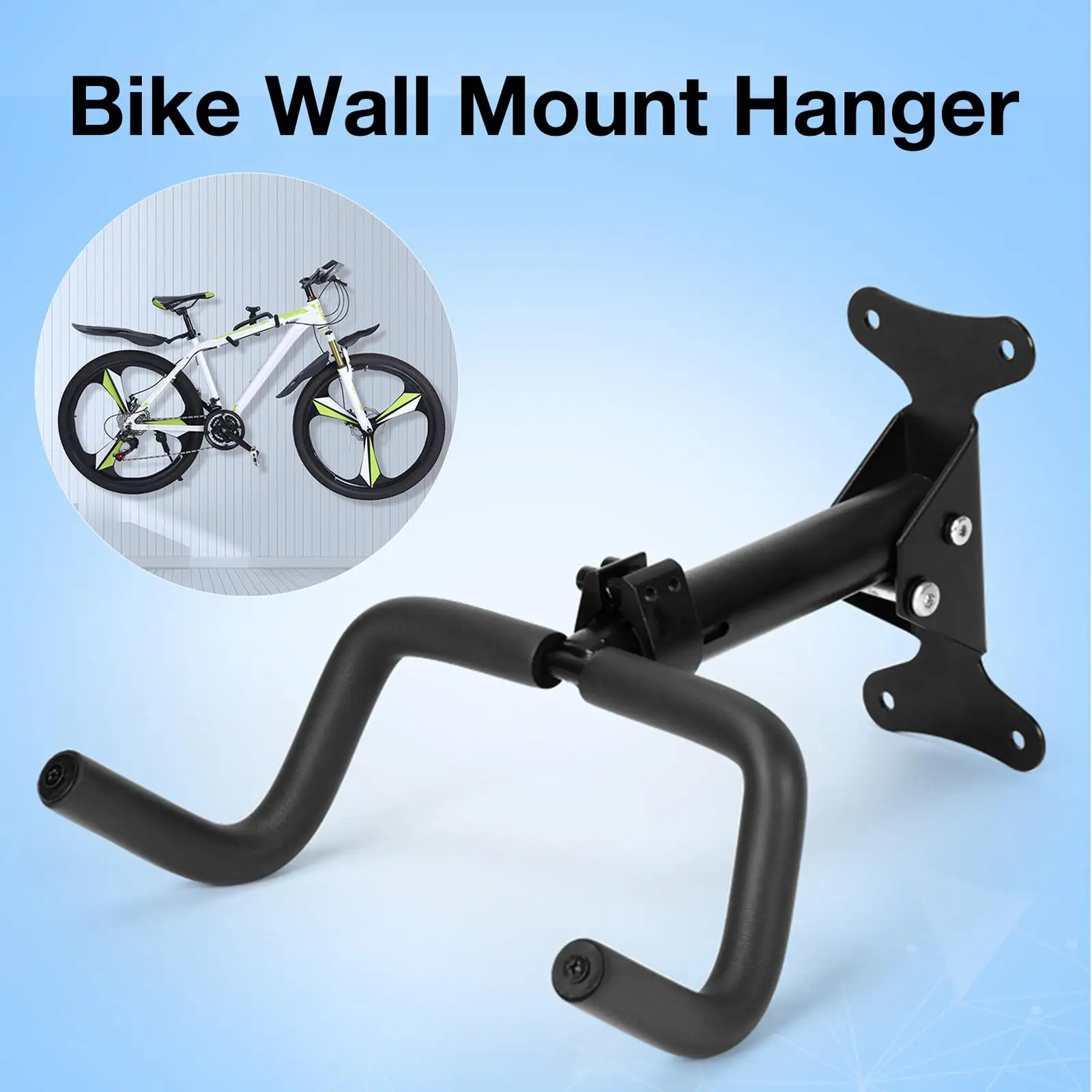 Bicycle Rack 360 Adjustable Hook Wall Mounted Bike Hanger Storage Hook