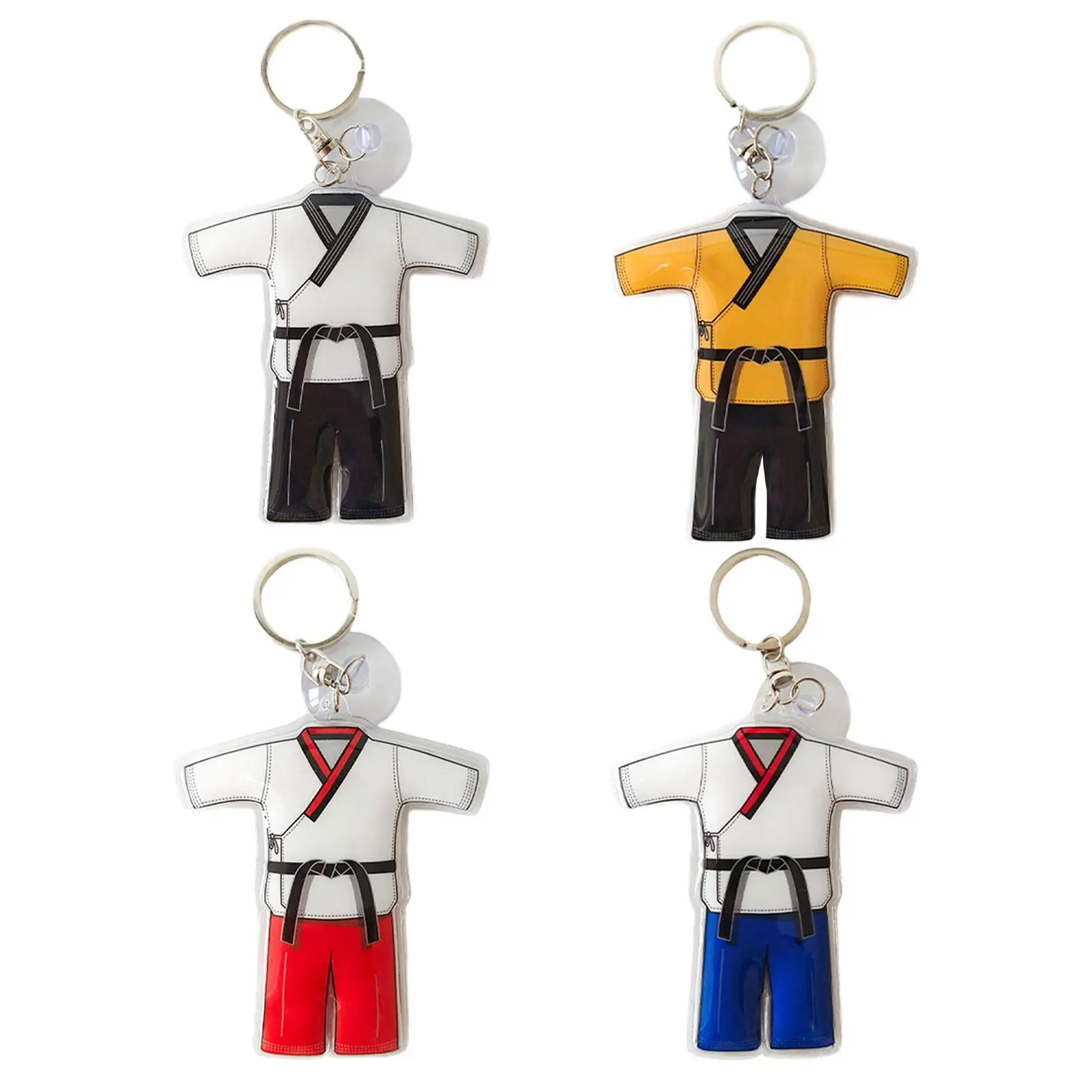 Taekwondo Keychain Metal Keyring Cute Bag Charms Key Holder Sports Keychains