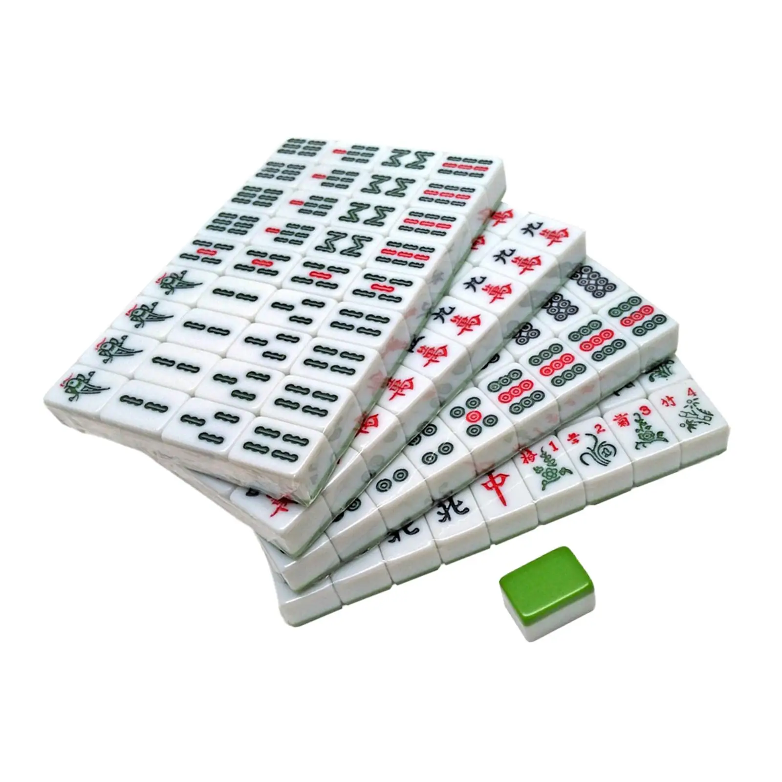 Travel Mahjong Set Traditional with 146 Tiles, Dice Lightweight Mini Chinese Mahjong Game Set for Dormitory Boys and Girls Kids
