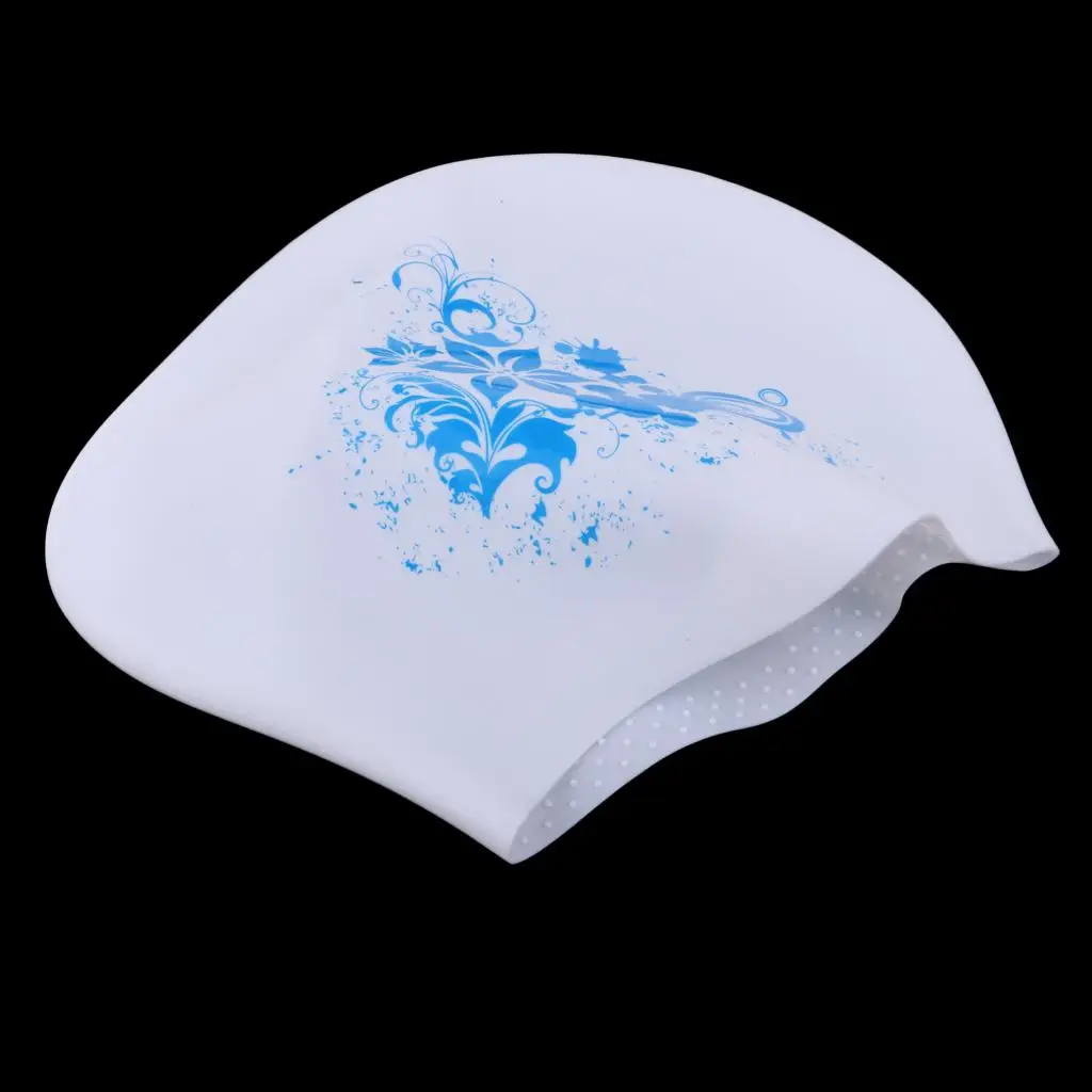 SWIMMING HAT Durable, elastic silicone pool beach swim head for long
