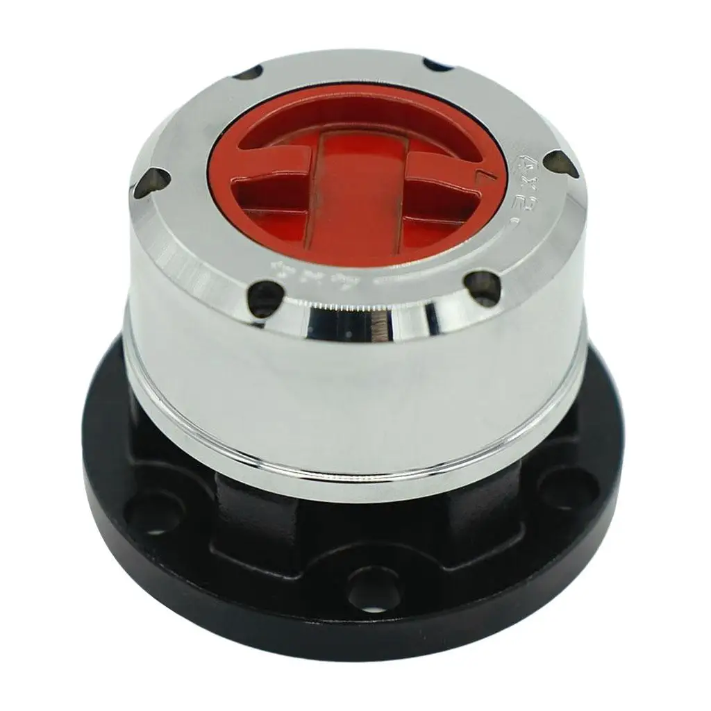 Manual Free Wheeling Hubs Avm410 Red P.C.D. 89.80mm 6 Stud Holes 10 Splines Fit for Jeep Beijing Premium Professional Durable