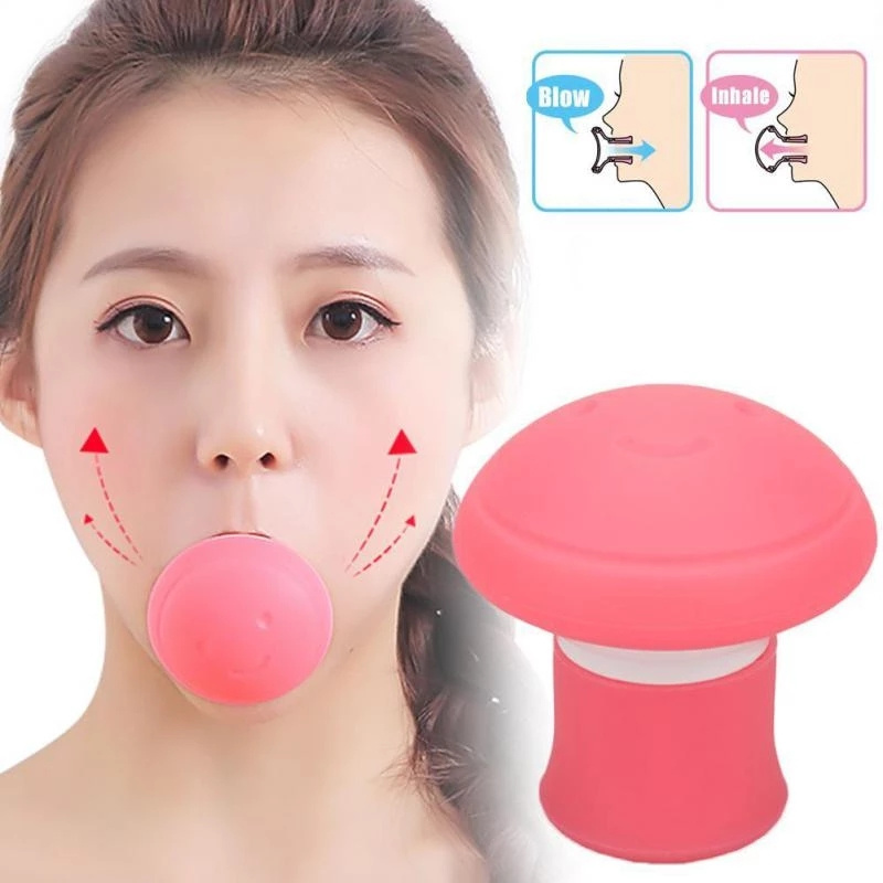 Best of Silicone Slimming Face Lifter Double V Face Facial Lifter Thin Wrinkle Removal Blow Breath Exerciser Masseter Muscle Line Tools Reviews & Tips