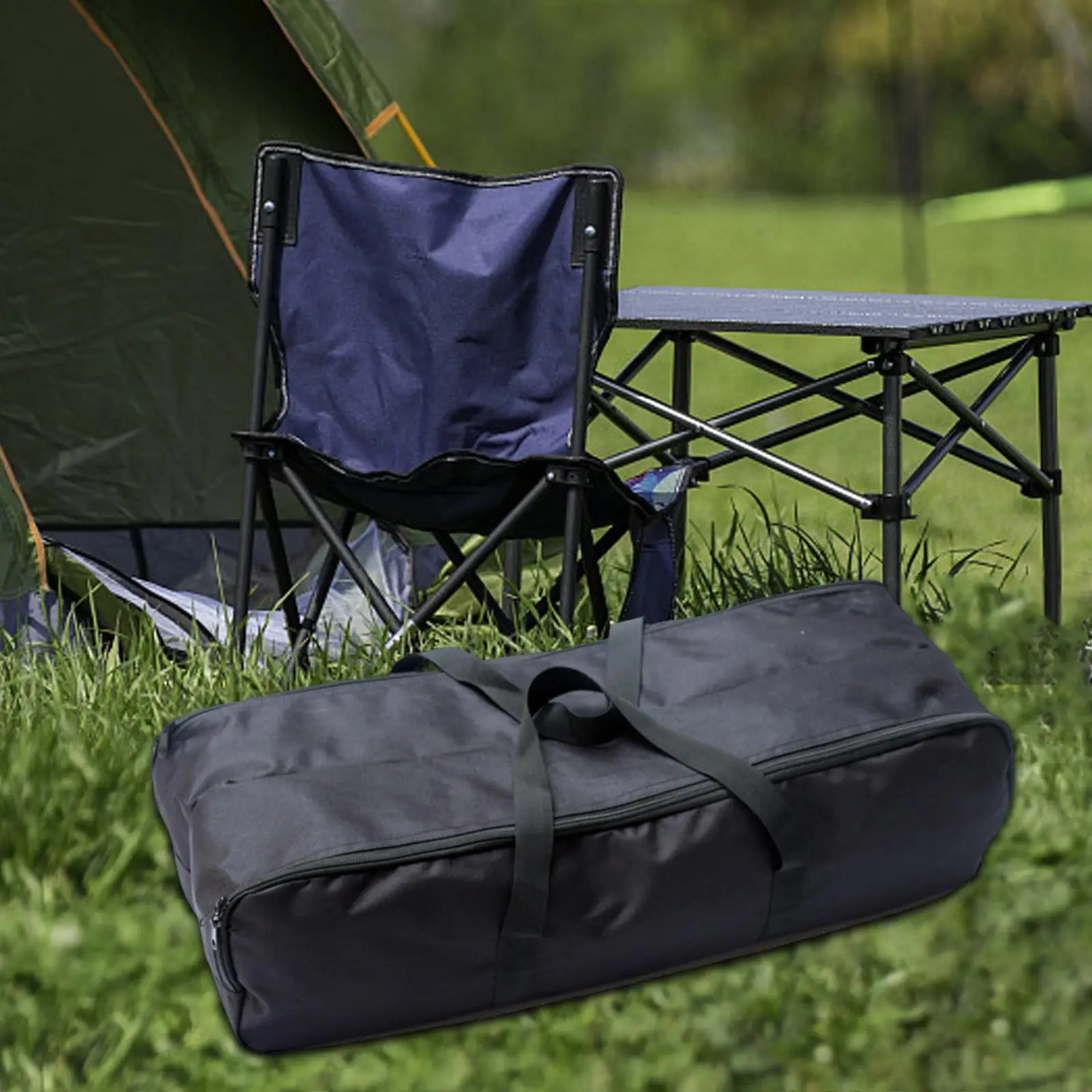 Hiking Folding Chair Storage Bag Oxford Cloth Durable Outdoor Carrying Bag