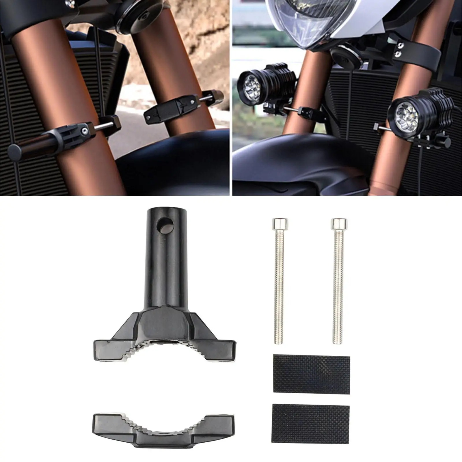 Mount Bracket Modified  Support Mounting Brackets for Motorcycle Bumper