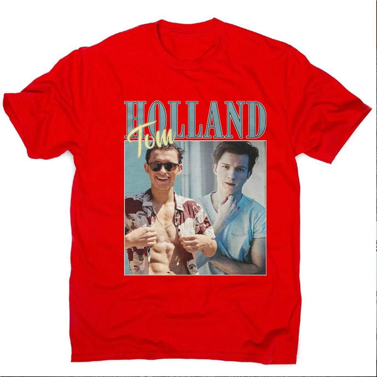Tom holland shirt design retro style cool fan art t-shirt 90s poster 187 tee