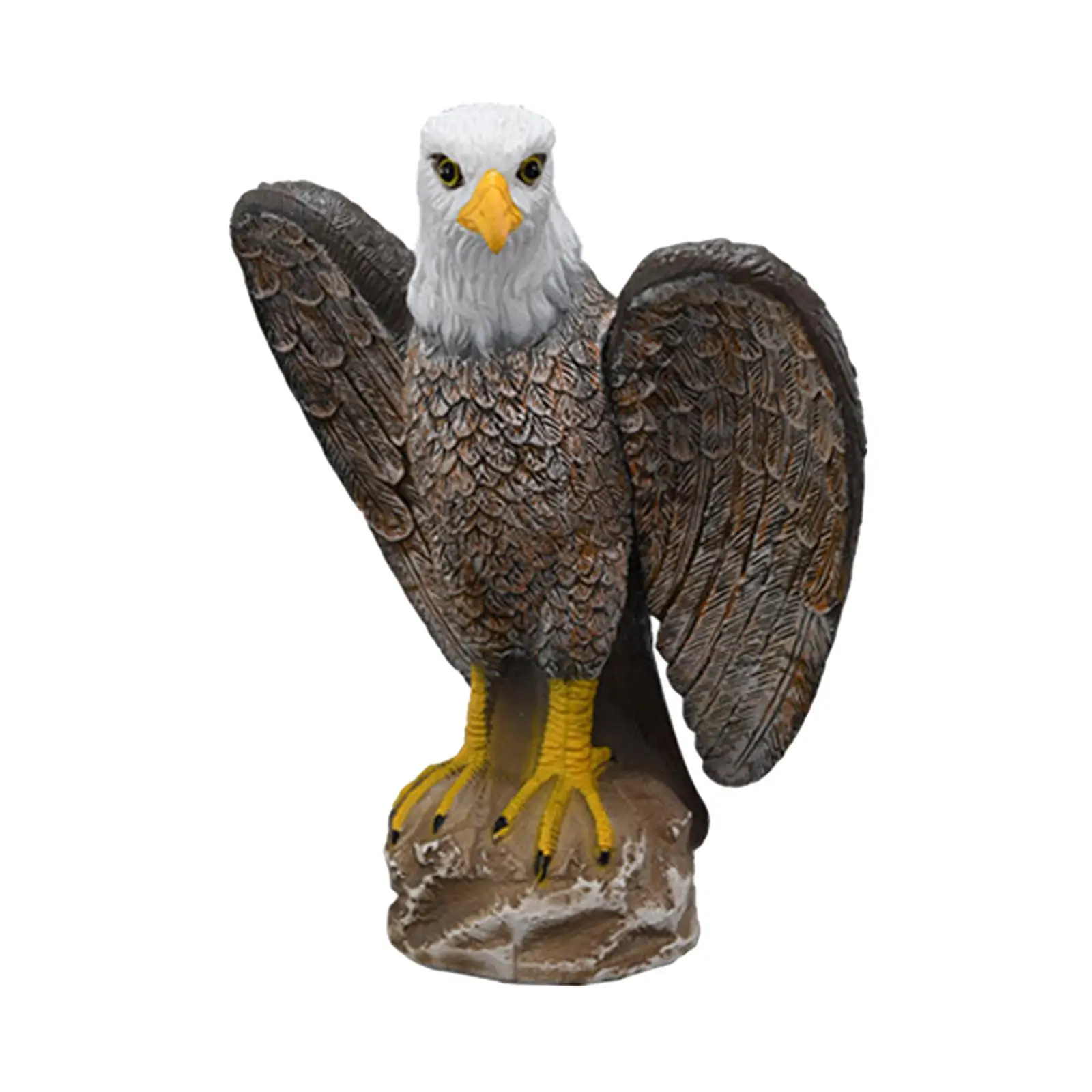 Garden Eagle Statue, Bald Eagle Large Outdoor Statues Yard   , Eagle Bird Decor for Patio Yard and Lawn
