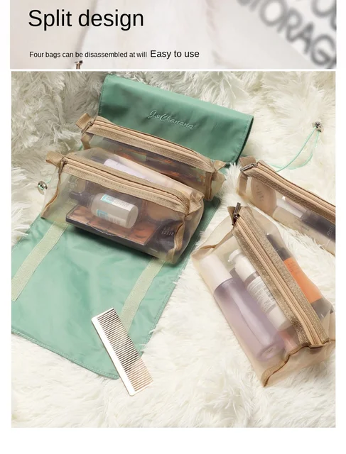 Fits For Pochette Voyage Toiletry Insert Bag Organizer Makeup Handbag  Organizer Portable Cosmetic Bag Women Luxury Bag Organizer - AliExpress