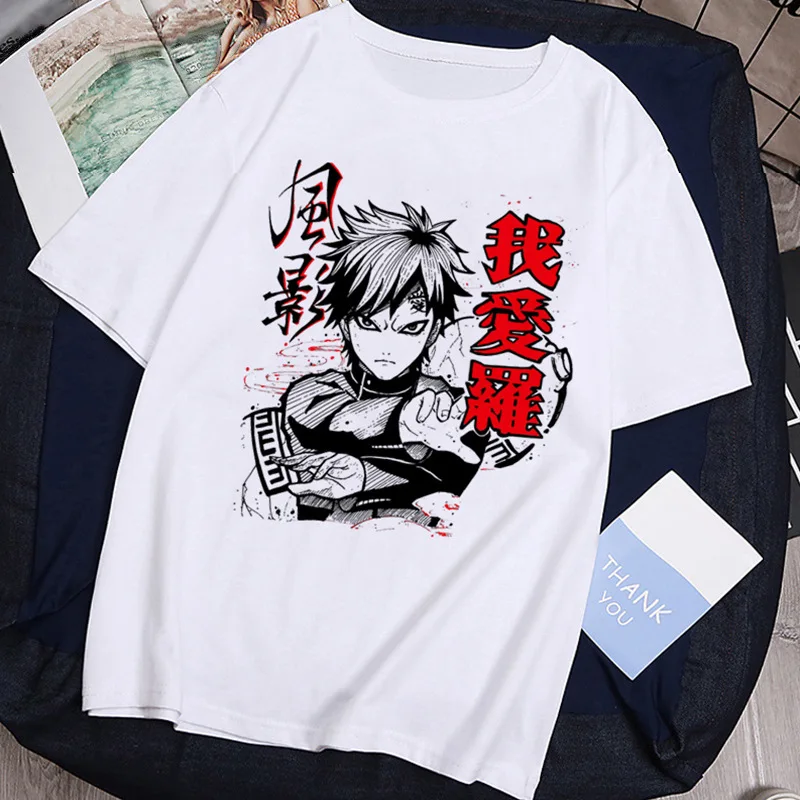 Naruto T-Shirt Weiß Shinobi Gaara
