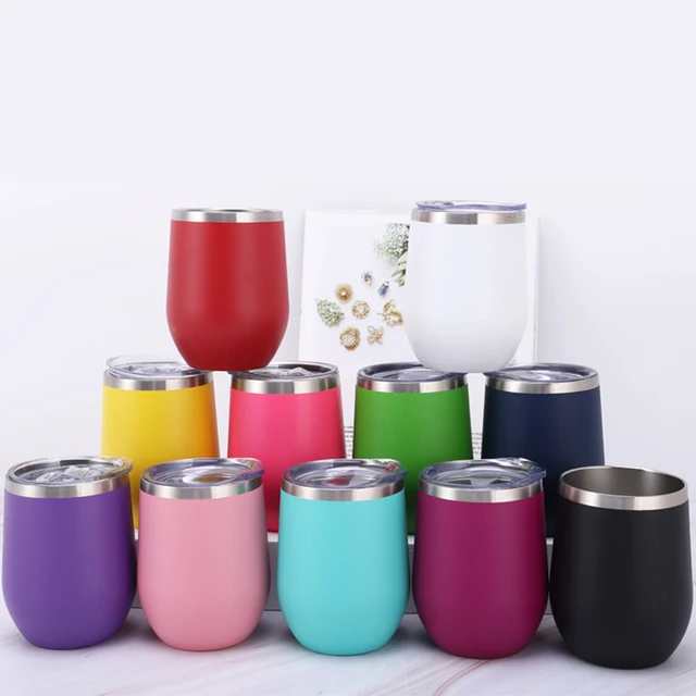 Buy Wholesale China 12 Oz Egg Shaped Thermal Mug Double Wall Cups Insulated Travel  Cup With Lid & Egg Shaped Thermal Mug at USD 2.1